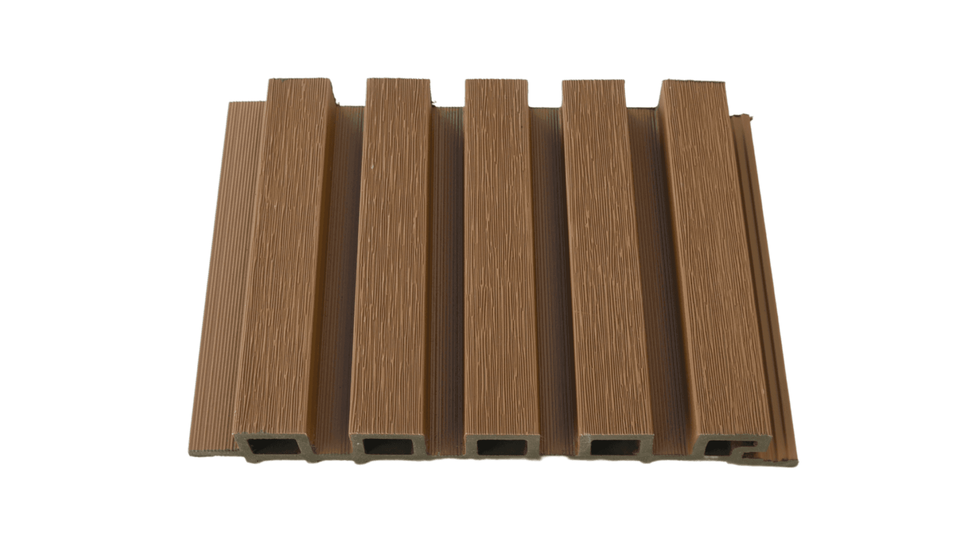 Lambrín Exterior Co-Extruido 5L, textura Teak